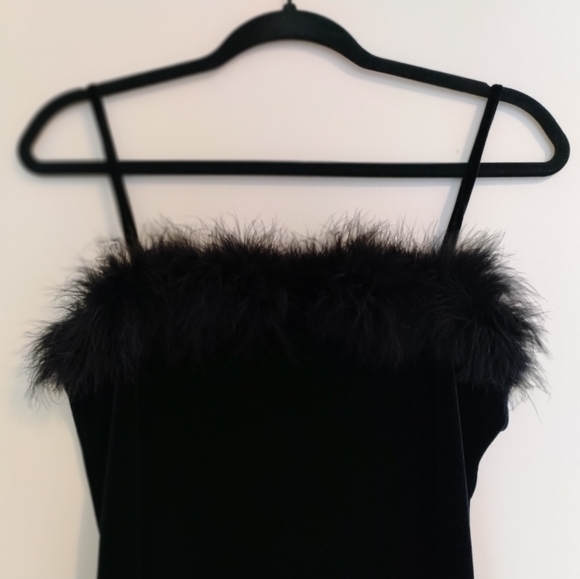 90s Baddie Boa Dress - Picture 2 of 5